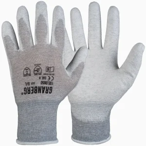 Granberg 0850 – ESD-godkända montagehandskar med PU-beläggning