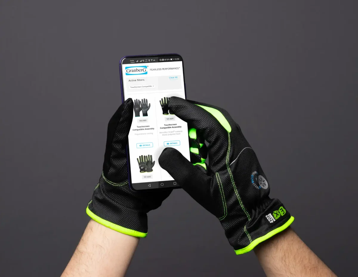 Granberg EX 4202 – Varmfodrade montagehandskar i MicroSkin - Bild 4