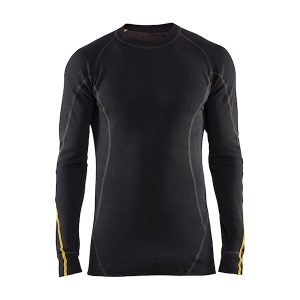 Flamskyddad underställströja, 78% merinoull