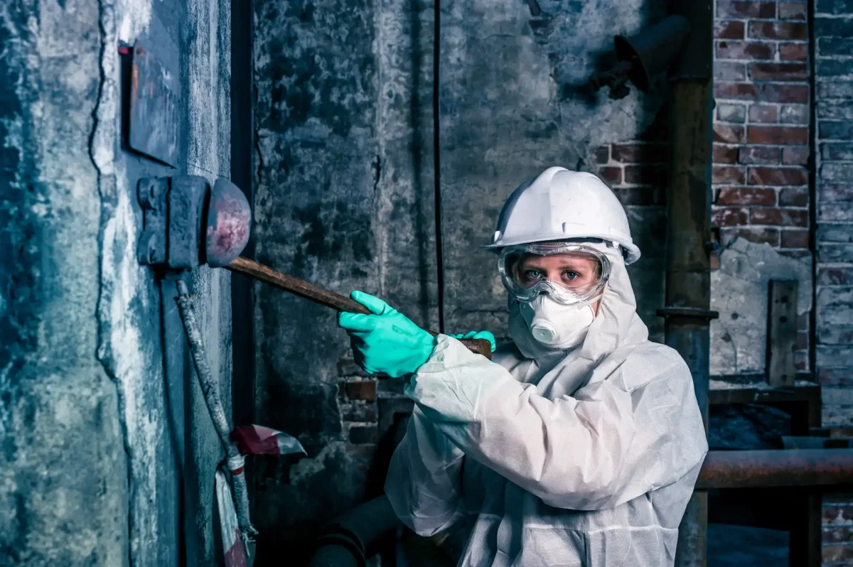 Granberg 1000 kemikalieresistenta nitrilhandskar med flossat foder - Bild 3