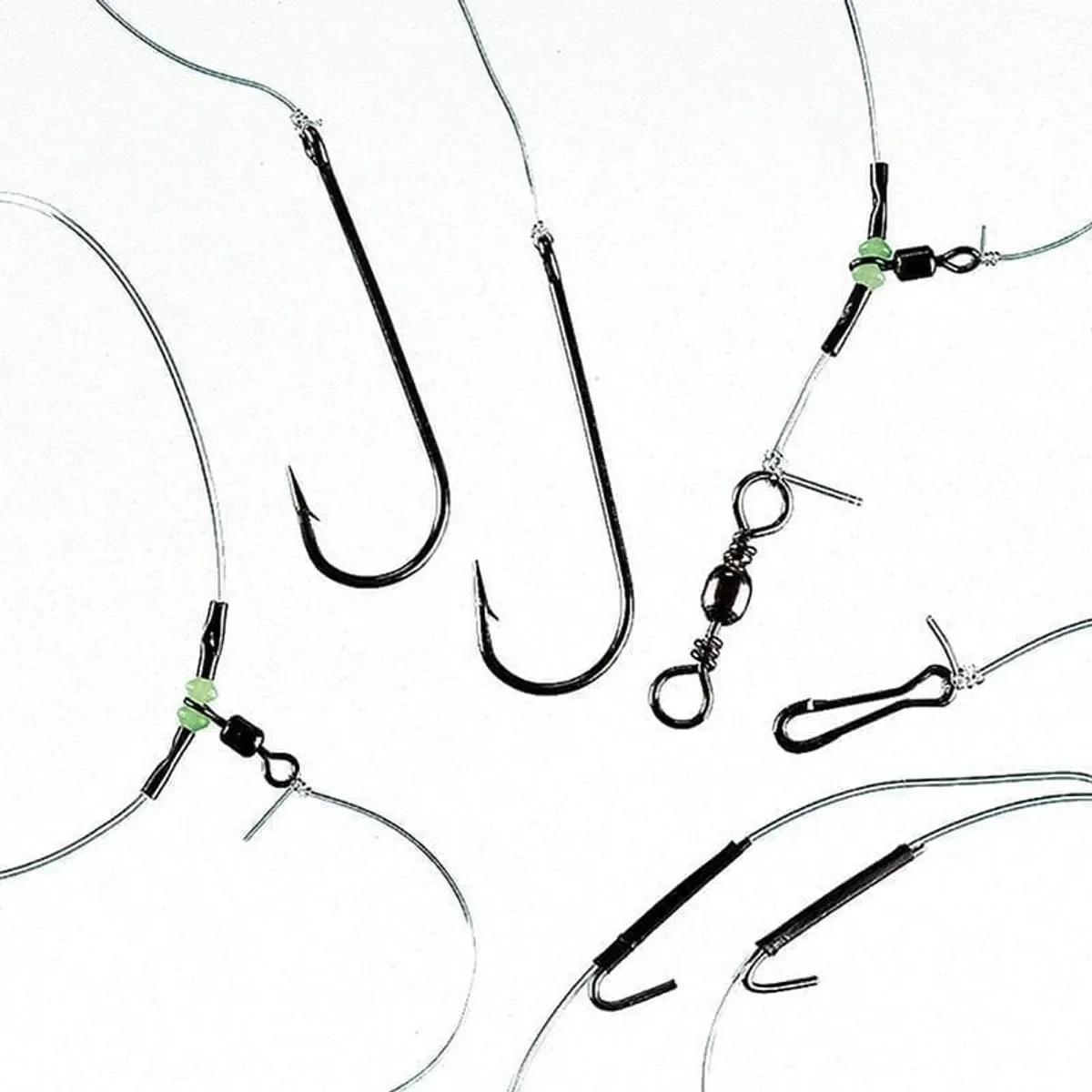 Clip Down 2 hook rig size 4/0 main line0.70mm 0.50mm drop line
