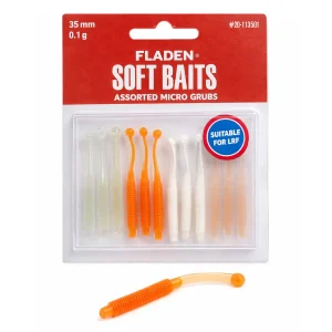 Assorted Micro Grubs 3.5cm 0.1g Pk12