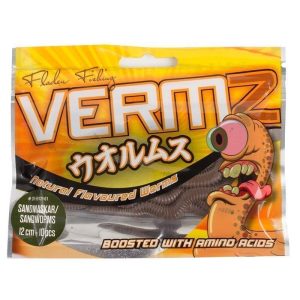 Vermz borstmask natural olive 9.5cm, 10-pack