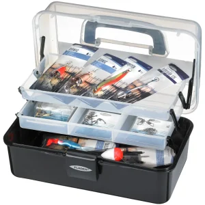 Fiskelåda 2 plan 28x16x13cm