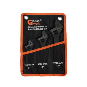 Skiftnyckelsats 3 delar (6″, 8″, 10″) – DIN 3117 Standard GSON