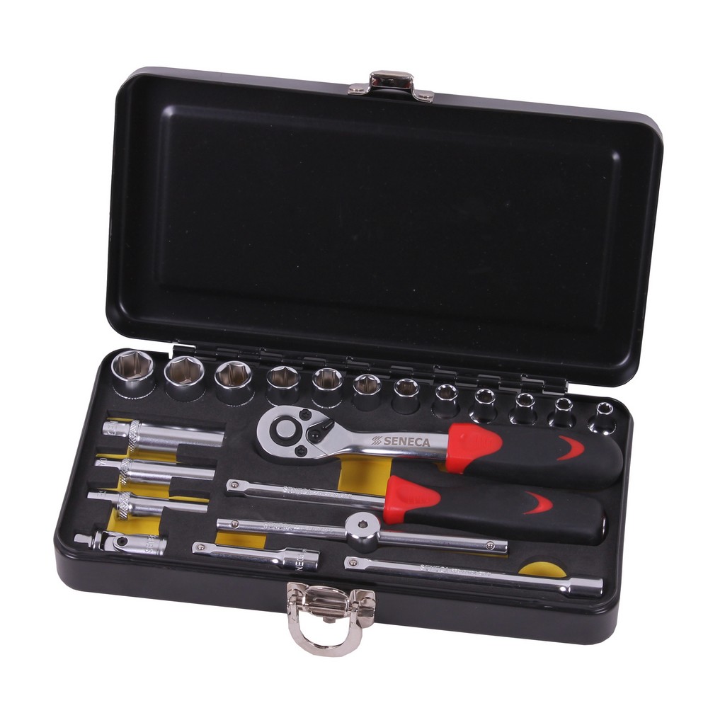 SENECA Hylsnyckelsats 1/4″ 21del - Bild 2