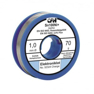 Cfh electronic solder el 324 lead-free 70g 5-pack