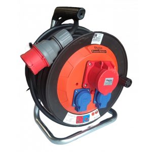 Elkabelvinda 380V 5×2,5mm²x20m HO7RN-F 1×380+2x230V