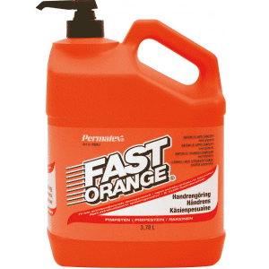 Fast orange handtvål