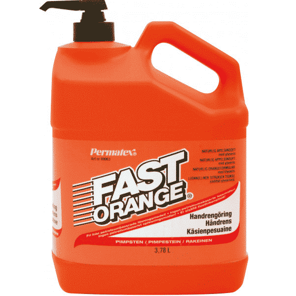 Fast orange handtvål