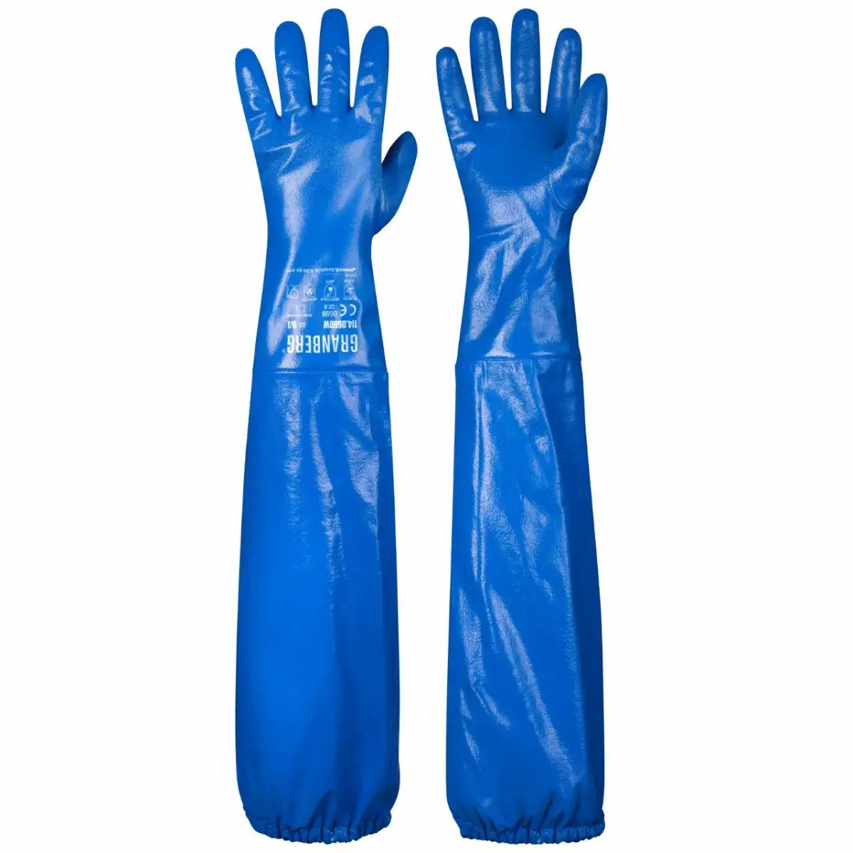GRANBERG 0660W varma kemikalieresistenta nitrilhandskar