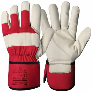 Granberg 9540 – Varmfodrade arbetshandskar i svinnarv med gummerad manschett