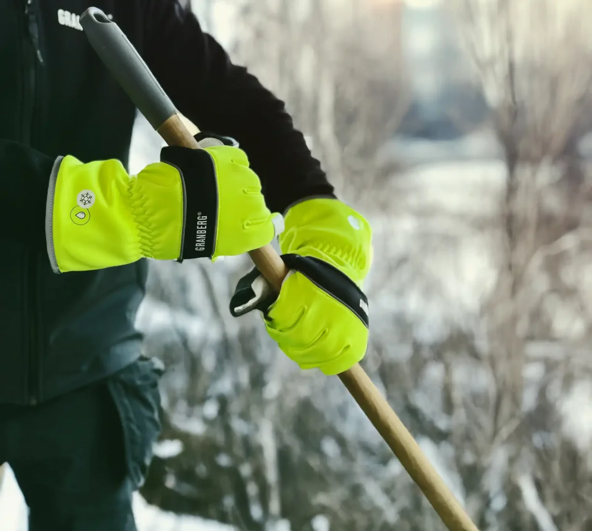 GRANBERG 1055 fodrade arbetshandskar i getskinn - Bild 3