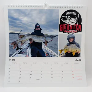 Wiksam UF Fiskeväggkalender 2026