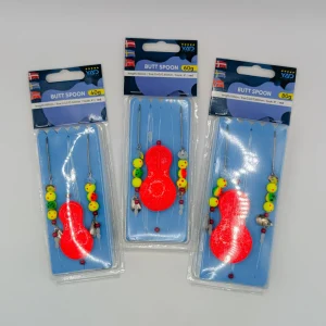 YAD Butt Spoon Plattfiskrigg Red