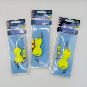 YAD Butt Spoon 2 Plattfiskrigg Yellow