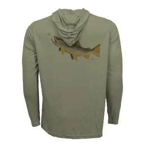 RepYourWater Hooded Sun Shirt - Hungry Brown