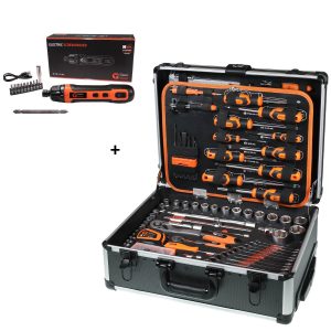 Verktygsväska GSON 1/4″ + 1/2″ Universal Tool Trolley 141 st