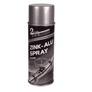 Zink- och aluspray blank 2m 400ml