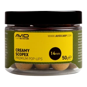 Avid Carp Creamy Scopex Pop-Ups 14mm 50g