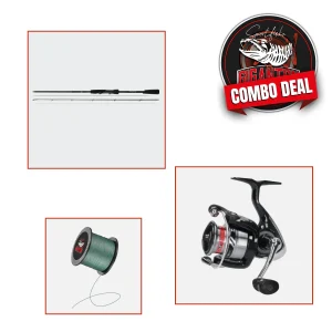 Göscombo: Favorite X1.1 7ft 12-40g (2-del) + Daiwa RX LT 3000-C, Haspel (inkl påspolad flätlina)