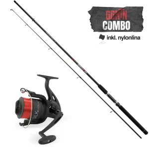 Haspelset: Lineaeffe 9ft 30-90g + Silk Evo 70 (inkl påspolad nylonlina)