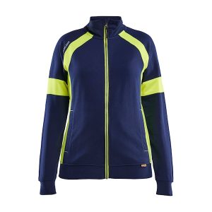 Sweatshirt med Varsel Full Zip Dam