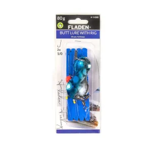 Fladen Butt Lure Plattfiskrigg Blue Silver