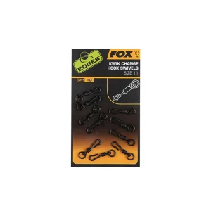 Fox Edges Kwik change hook swivels 10-pack