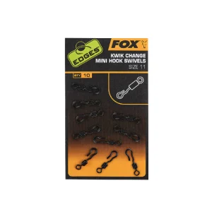 Fox Kwik Change Mini Hook Swivel size 11 x 10-pack