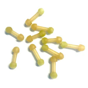 GTT Chod Heli Beads Brown 10-pack