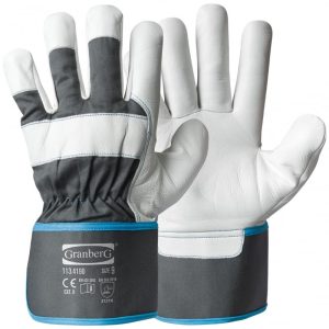 Arbetshandskar klassiska tillverkade i getskinn