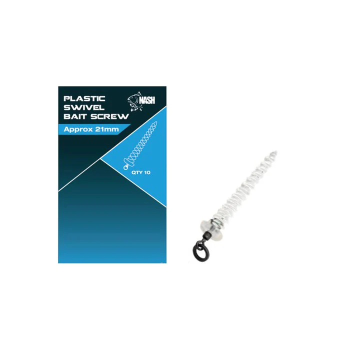 Nash Plastic Swivel Bait Screw, 10-pack - Bild 2