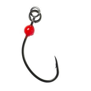 Savage Gear Grip Point Hotspot Ring Rigged Single Hook, 8-pack