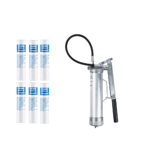 Smörjpaket Tubi. 1st valfri manuell spruta med 6 st fettpatroner