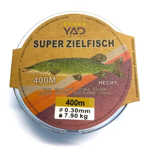 YAD Nylonlina Gädda, Light Blue 400 meter