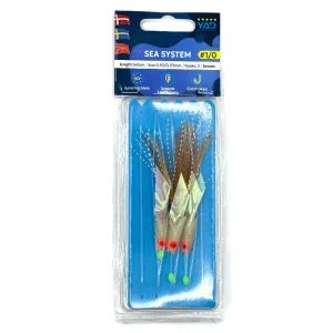 YAD Sea System 1/0 Luminous Fish Brown/Glow 3-krokar
